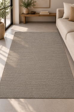 Tappeto in juta grigio, BOUCLE'