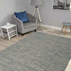 Tappeto in juta naturale e cotone, verde SIERRA VERDE