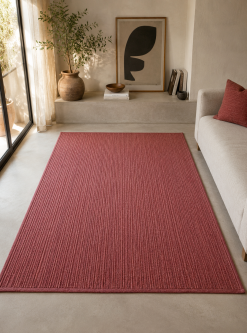 Tappeto da interno e da esterno in polipropilene Rosso scuro